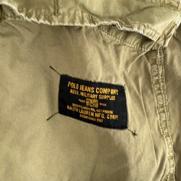POLO JEANS CO RALPH LAUREN Mens Shorts 36 Cargo Military Surplus Y2K - Picture 4 of 5